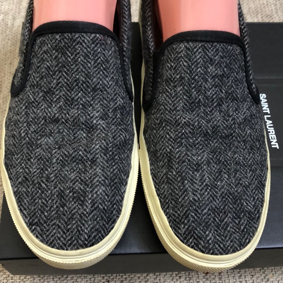 AUTHENTIC SAINT LAURENT  WOOL SNEAKERS, WMNS SZ 9 - Picture 2 of 11